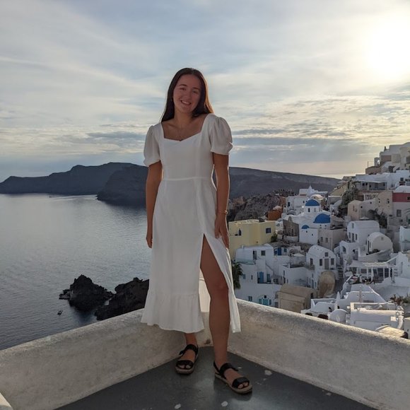 White midi slit dress - Picture 3 of 3